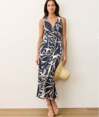 Camila Maxi Dress in Midnight Mosaic