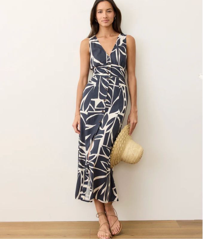 Camila Maxi Dress in Midnight Mosaic