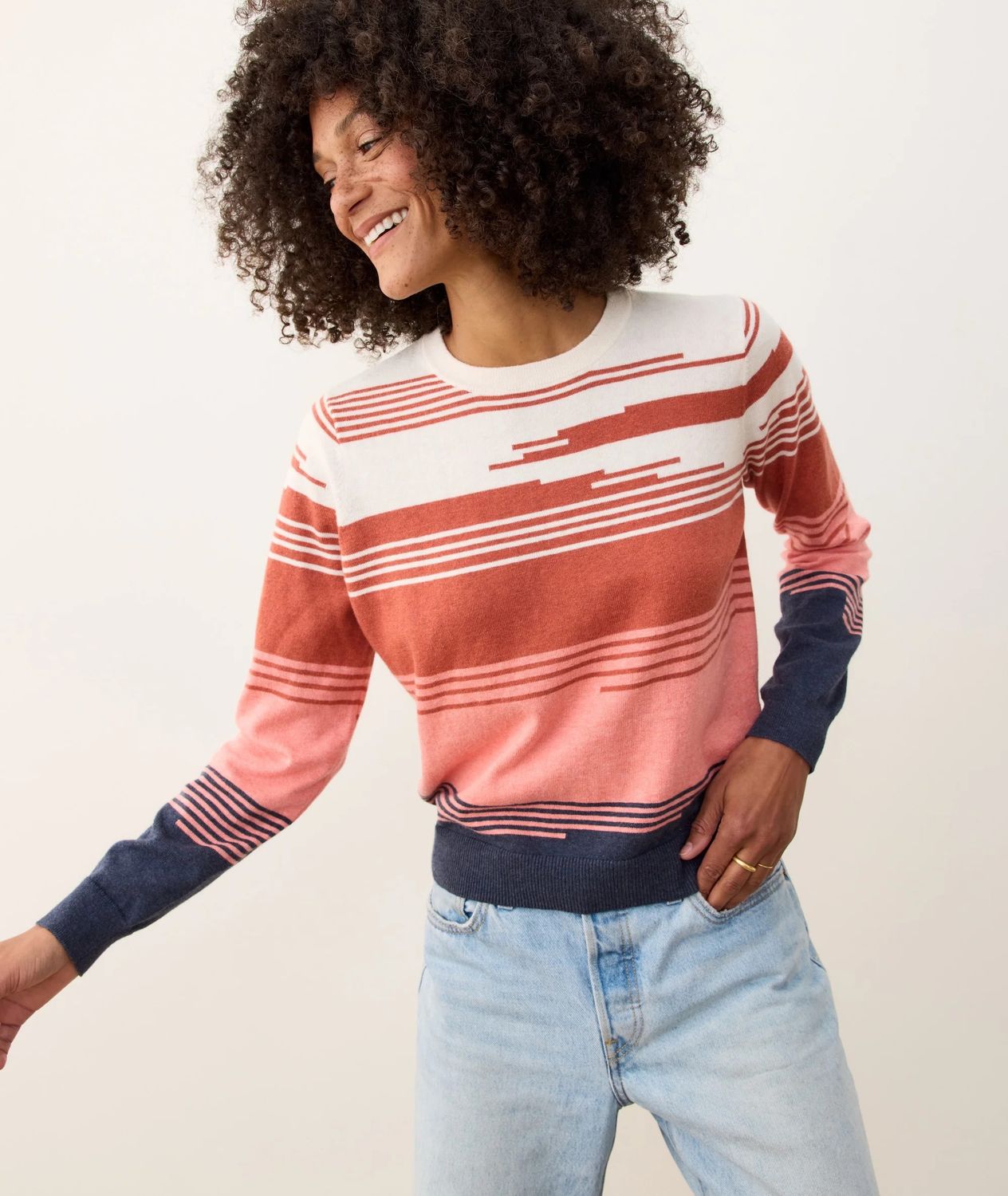 Sunset Icon Sweater in Deep Sunset