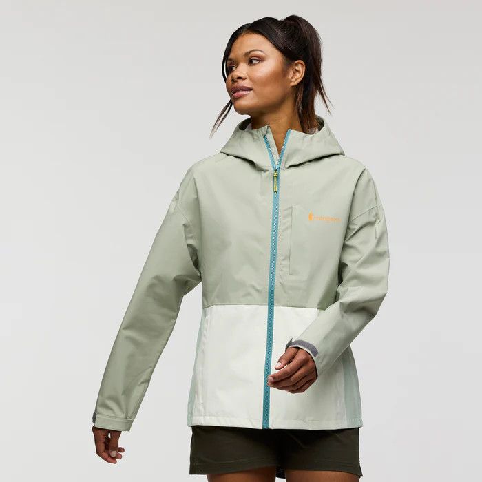 Cotopaxi Cielo Rain Jacket in Brush and Dew