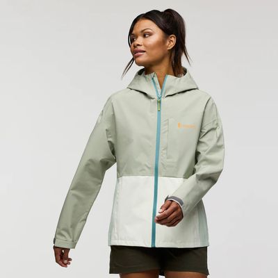 Cotopaxi Cielo Rain Jacket in Brush and Dew