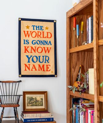 The World is Gonna Know Your Name Hamilton Camp Flag