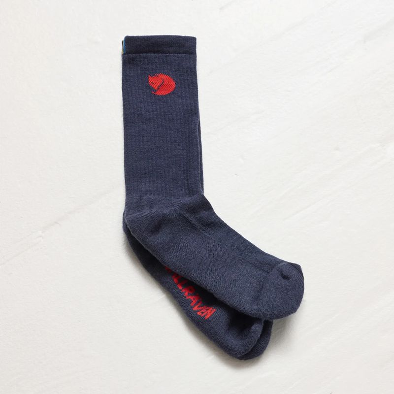 Fjallraven Wool Sock in Navy