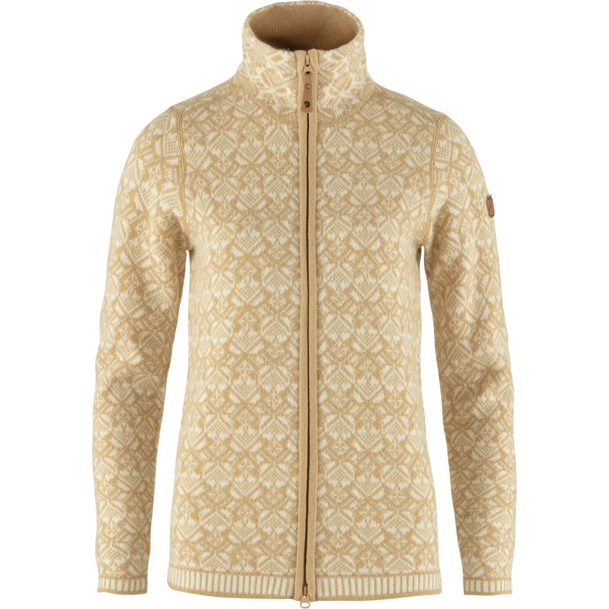 Fjallraven Snow Cardigan in Dune Beige