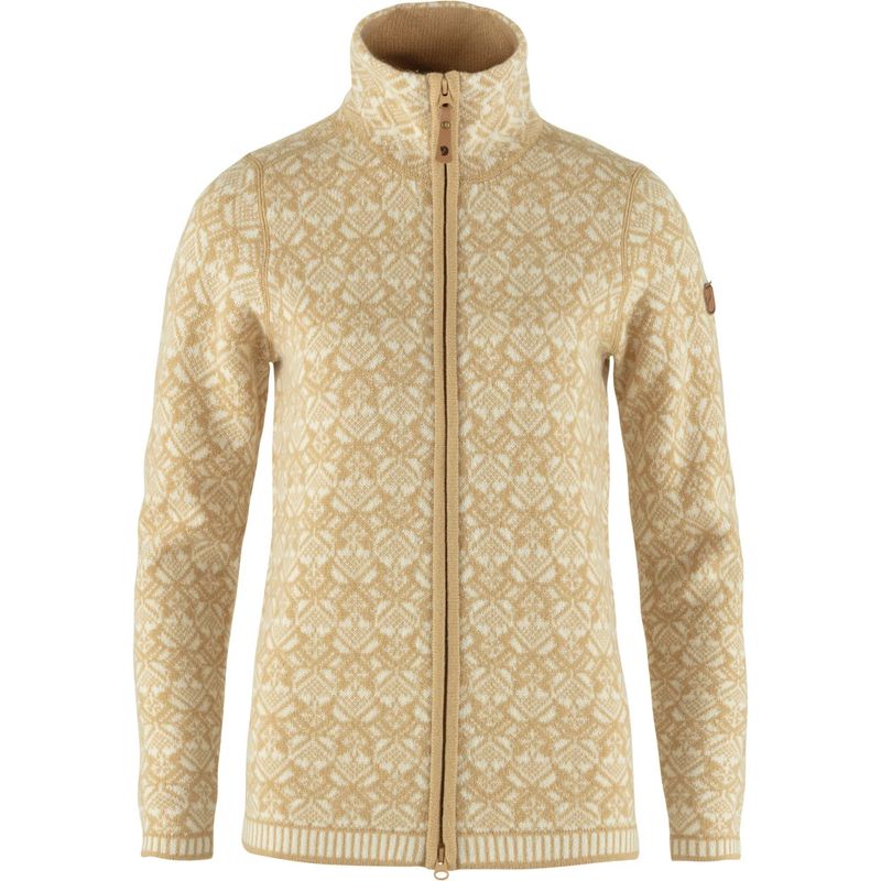 Fjallraven Snow Cardigan in Dune Beige