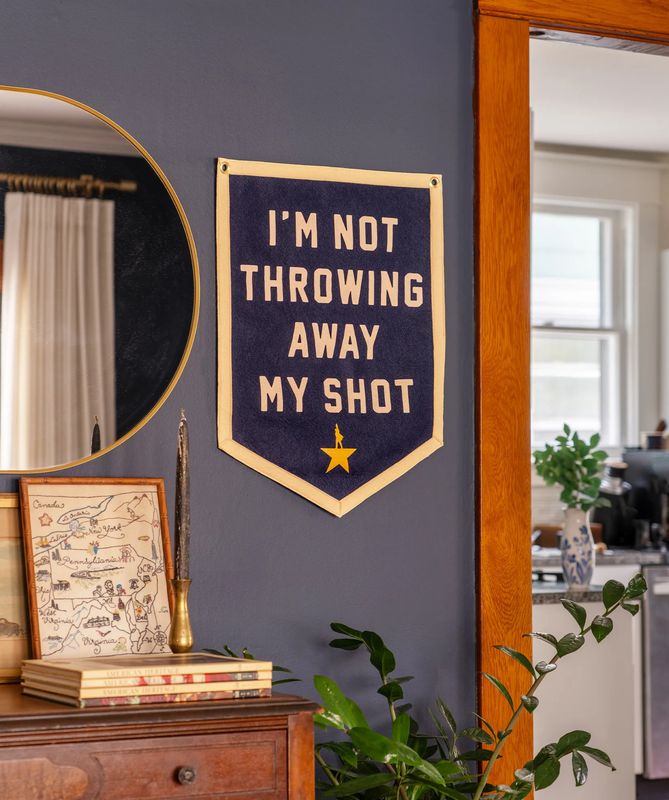 I&#39;m Not Throwing Away My Shot Hamilton Camp Flag