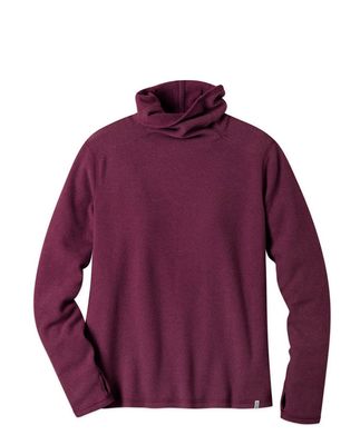 Stio Women&#39;s Turpin Fleece Funnel Neck in Aubergine