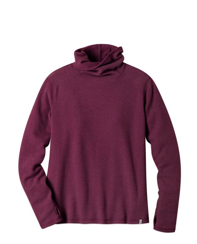 Stio Women&#39;s Turpin Fleece Funnel Neck in Aubergine