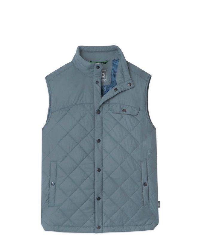 Mens Skycrest Insulated Vest in Stormy Weather