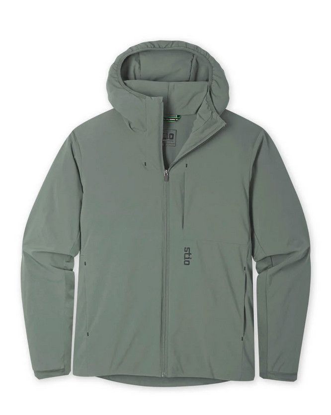 Stio Men&#39;s Fernos Insulated Hooded Jacket in Canyon Rock, Size: SM