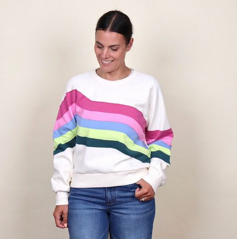 Marine Layer Cloud 9 Fleece Crewneck in Cool Wave