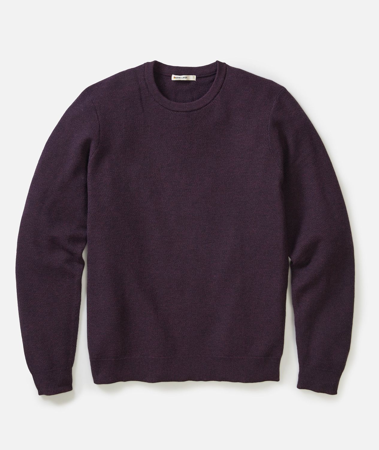 Marine Layer Sweater Tee in Sangria