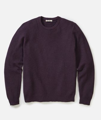 Marine Layer Sweater Tee in Sangria