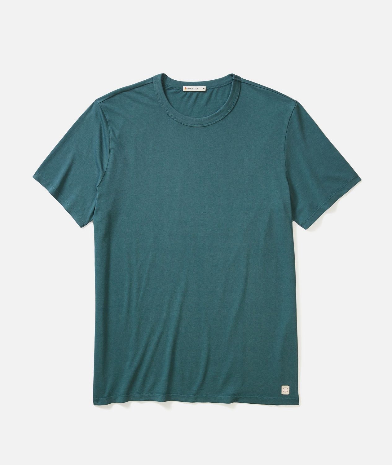 Signature Sea Change Crew Tee in Green Gables