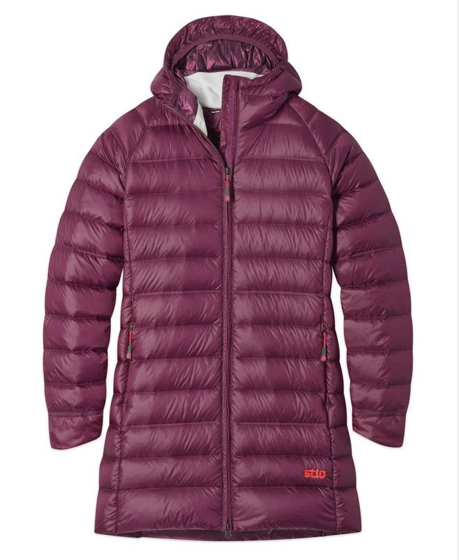 Stio Hometown Down Parka in Aubergine