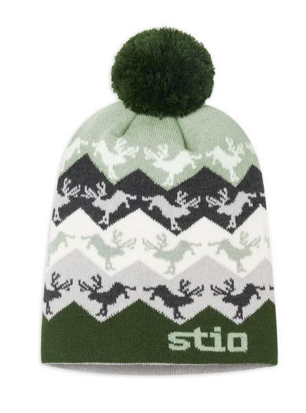 Stio Kids&#39; Bucking Jack Beanie in Pine Forest