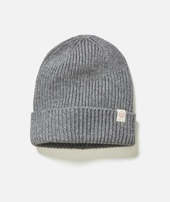 Marine Layer Brushed Beanie in Heather Grey - One Size