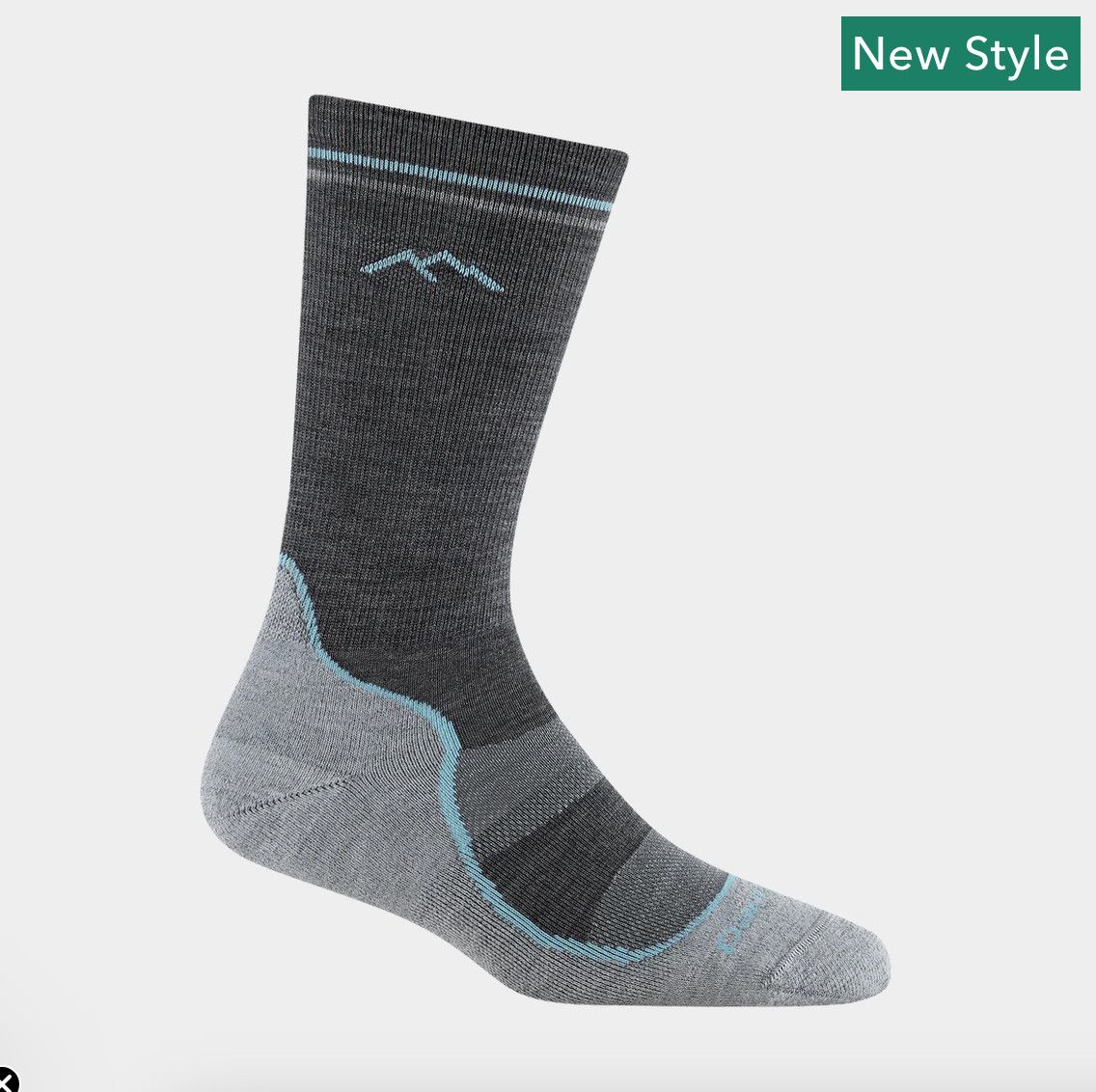 Darn Tough Women's Light Hiker Boot Lightweight Hiking Socks in Slate