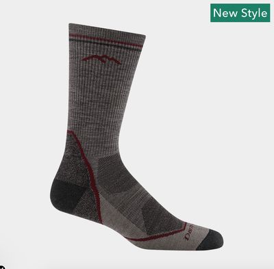 Darn Tough Light Hiker Boot Lightweight Hiking Socks in Taupe