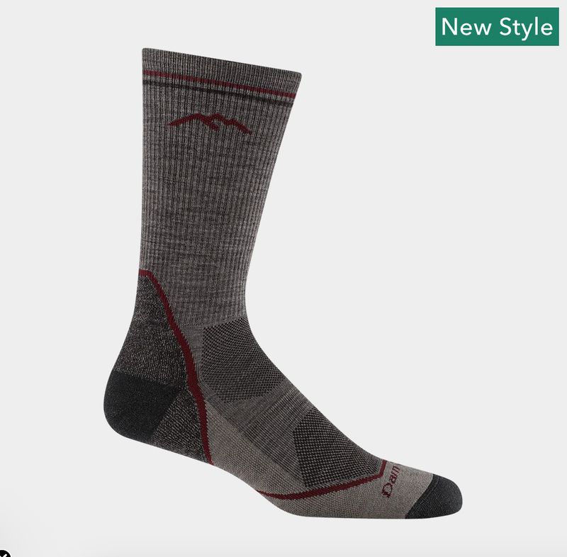 Darn Tough Light Hiker Boot Lightweight Hiking Socks in Taupe