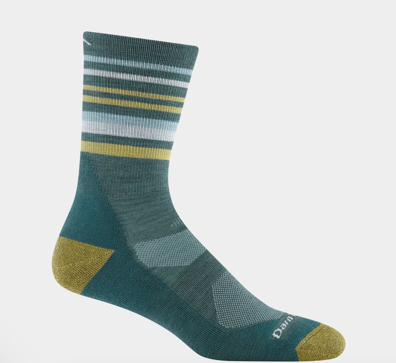 Darn Tough Fastpack Micro Crew Lightweight Hiking Socks in Teal