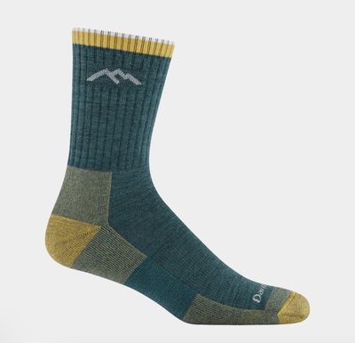 Darn Tough Hiker Micro Crew Midweight Hiking Socks in Spruce