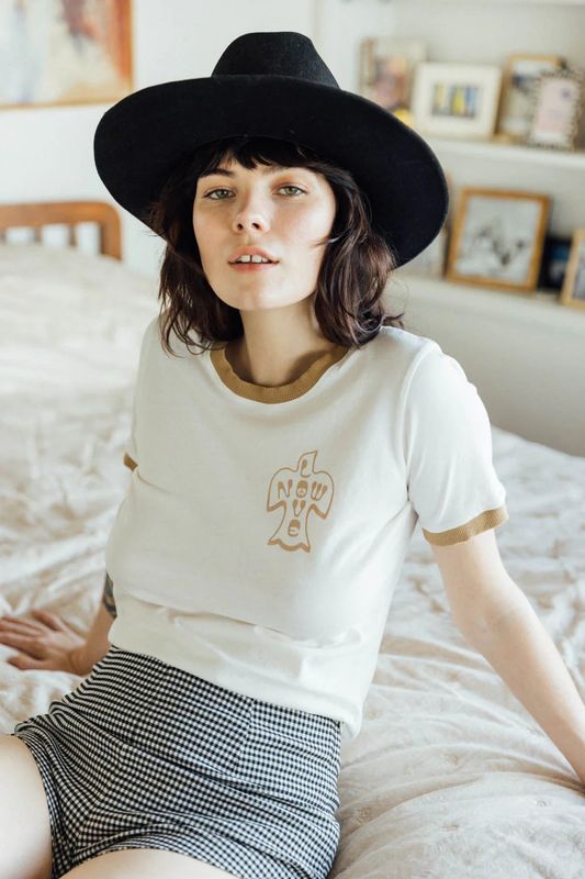 The Bee &amp; The Fox Love Now Ringer Tee