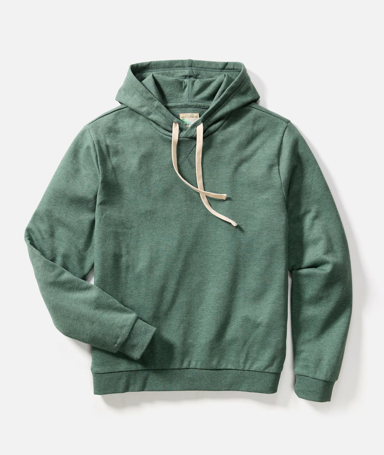 Marine Layer Pacifica Stretch Hoodie in Forest Green