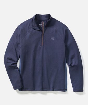 Marine Layer Double Knit Active Quarter Zip