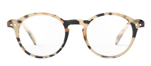 Izipizi Light Tortoise Reading Glasses Shape #D +2.5