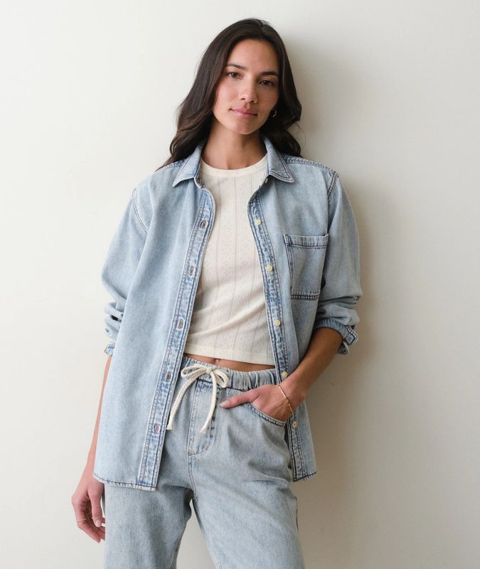 Marine Layer Jane Relaxed Denim Shirt