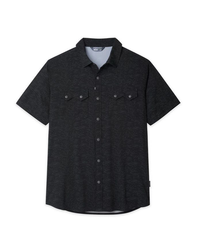 Stio Shifter SS Shirt in Abyss Clouds