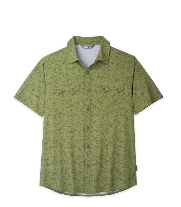 Stio Shifter SS Shirt in Terrain Clouds