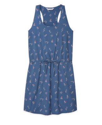 Stio Mountain Flow Dress in Vintage Indigo Floral