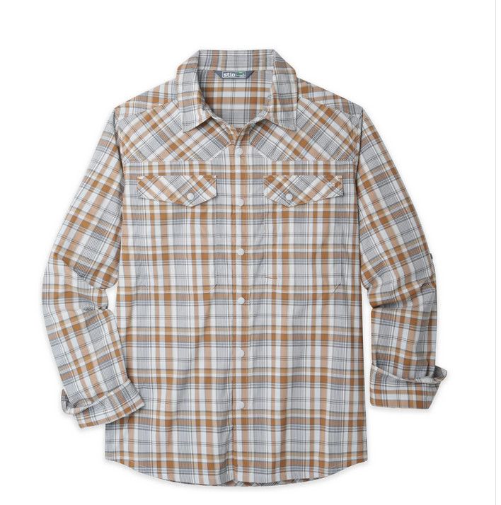 Men's Eddy Drift Shirt LS in Alloy Plaid