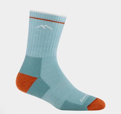 Darn Tough Women's Midweight Micro Crew Hiker with Cushion in Glacier