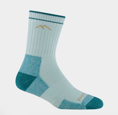 Darn Tough Coolmax Eco-Made Midweight Micro Crew Hiking Sock with Cushion in Glacier