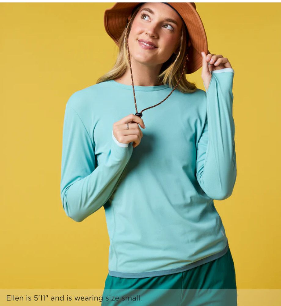 Cotopaxi Women's Sombra Long-Sleeve Sun Shirt in Tide Pool
