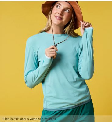 Cotopaxi Women's Sombra Long-Sleeve Sun Shirt in Tide Pool