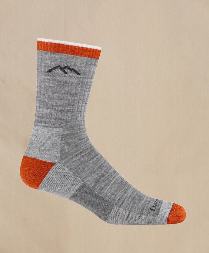 Darn Tough Hike/Trek Micro Crew Midweight with Cushion in Flint