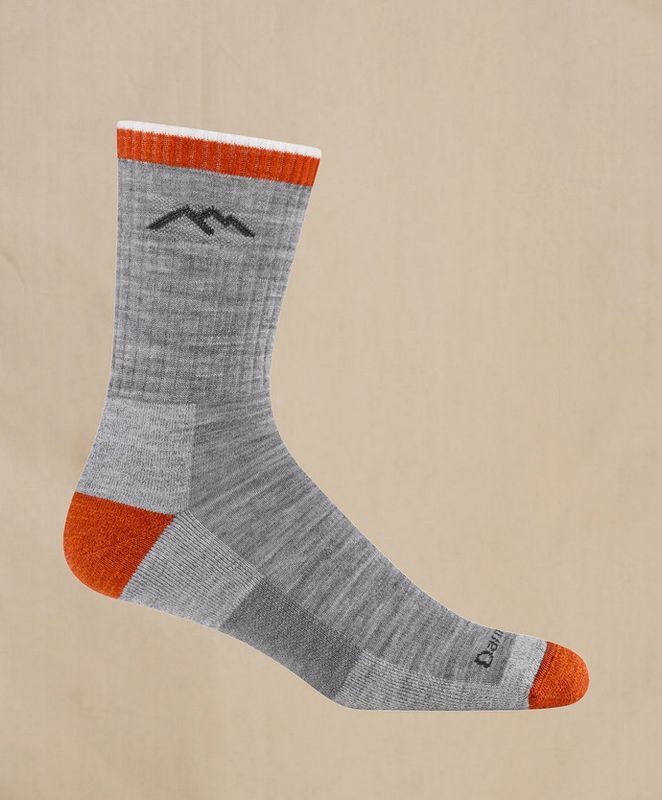 Darn Tough Hike/Trek Micro Crew Midweight with Cushion in Flint