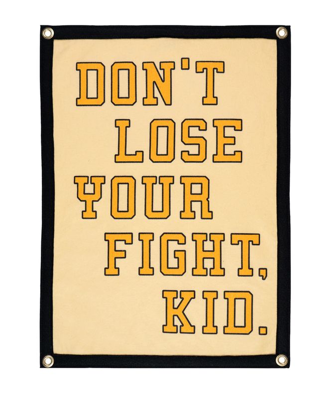 Oxford Pennant Don't Lose Your Fight Kid Camp Flag