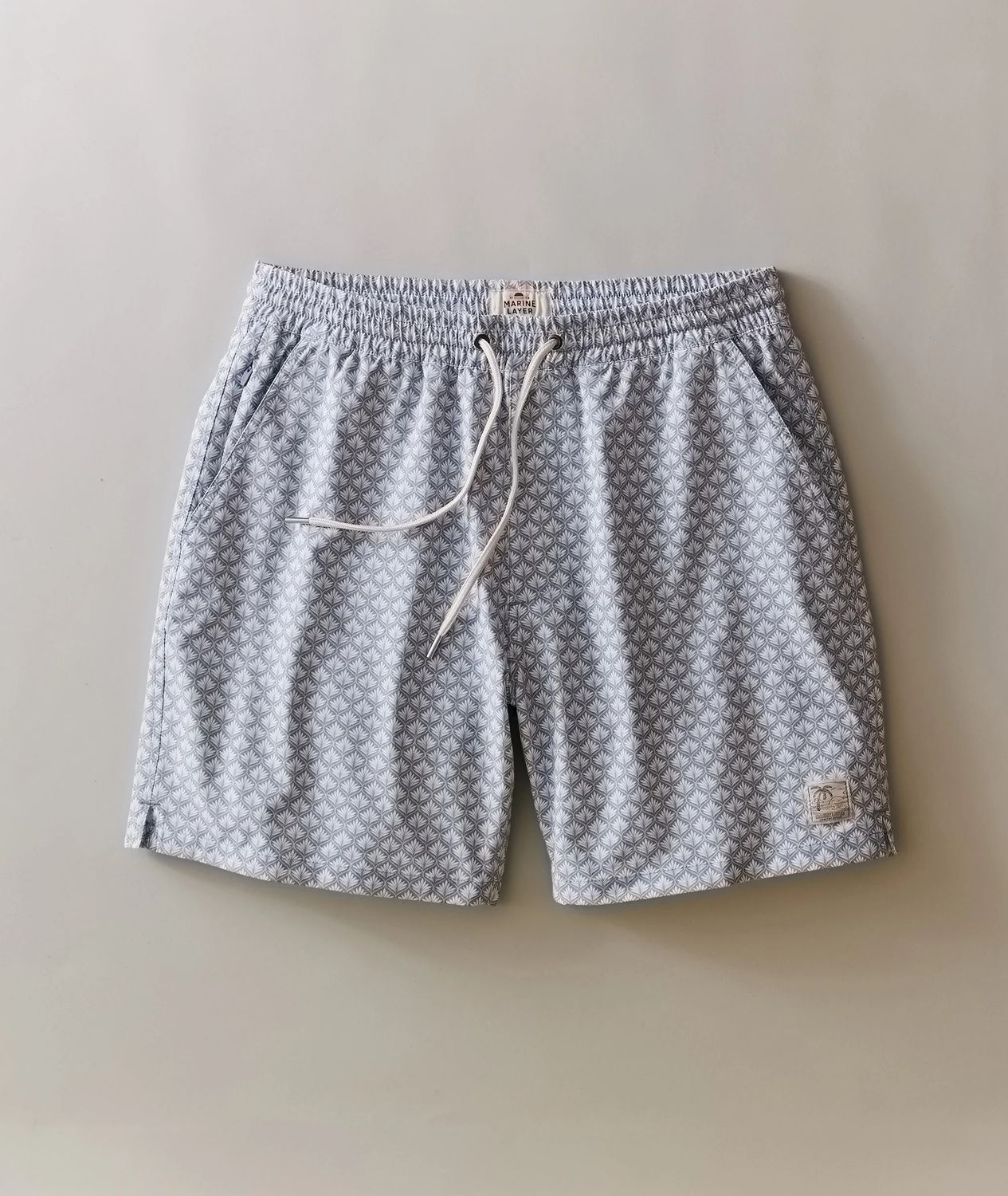 Marine Layer Lined 6" Sport &amp; Swim Short in Light Blue Agave