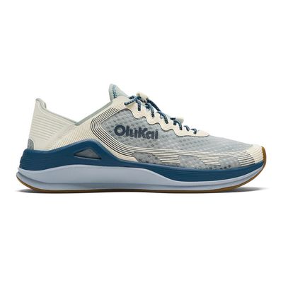OluKai 'Ahi Performance Marine Shoe in Blue Pearl/White Sand