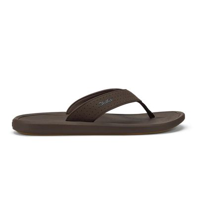 OluKai Ki'i Men's Lightweight Beach Sandal in Dark Java