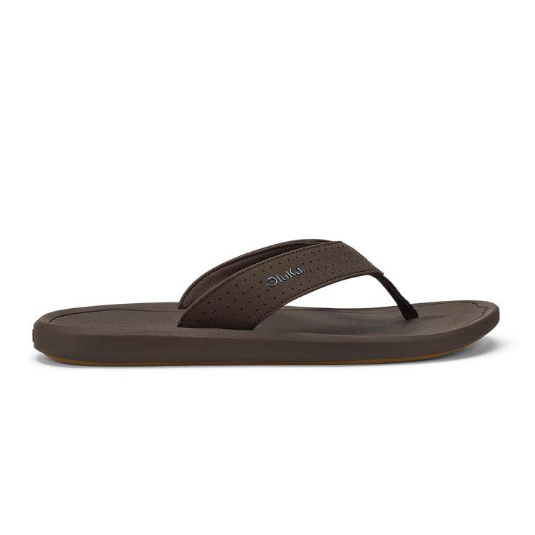 OluKai Ki'i Men's Lightweight Beach Sandal in Dark Java