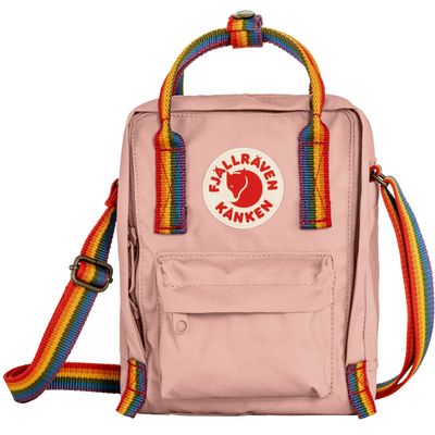 Fjallraven Kanken Rainbow Sling in Pink