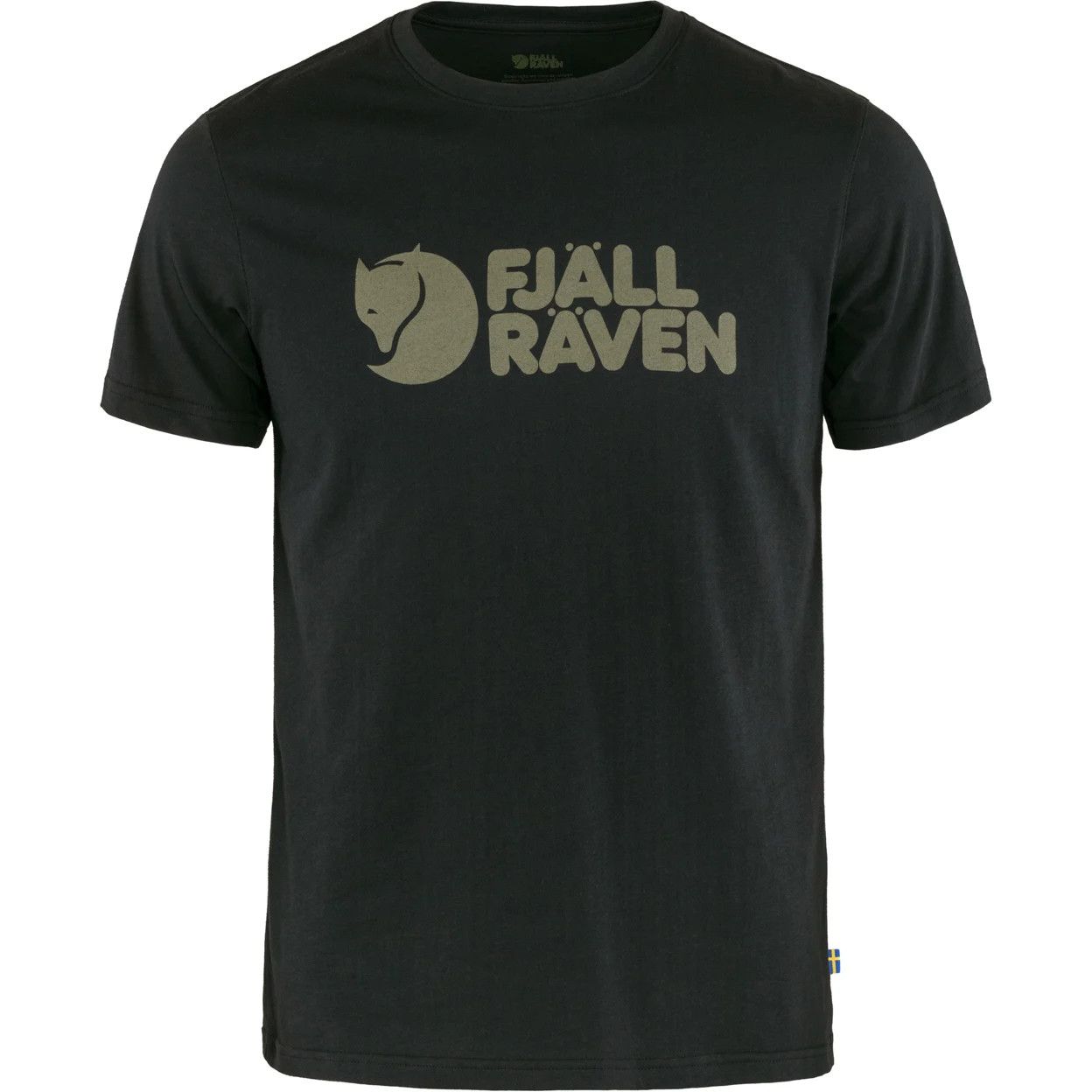 Fjallraven Logo T-Shirt in Black