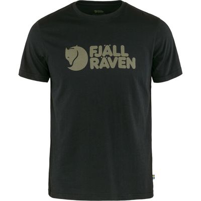 Fjallraven Logo T-Shirt in Black