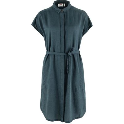 Fjallraven Ovik Hemp Dress in Mountain Blue